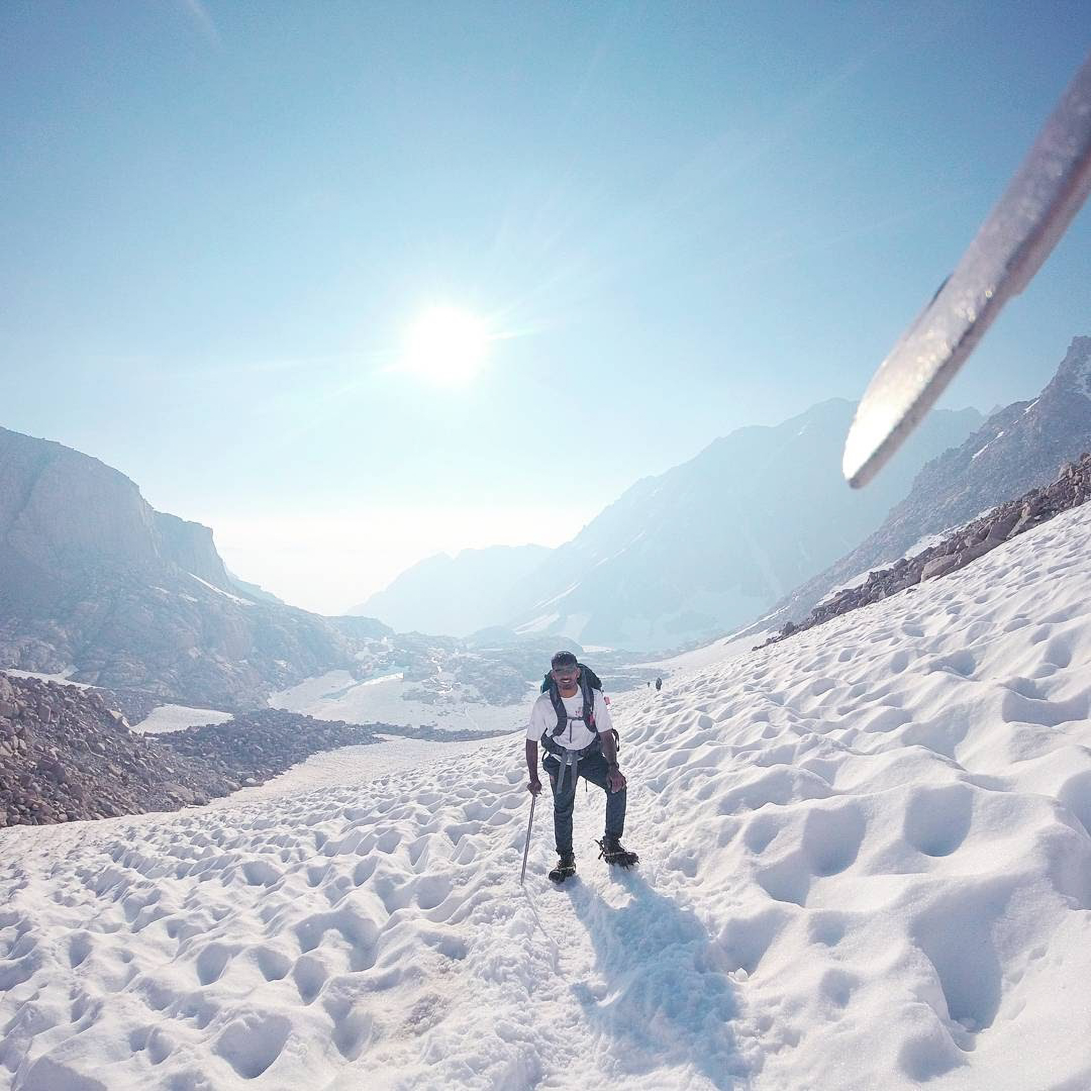 Hiking up a 14er in record snowfall