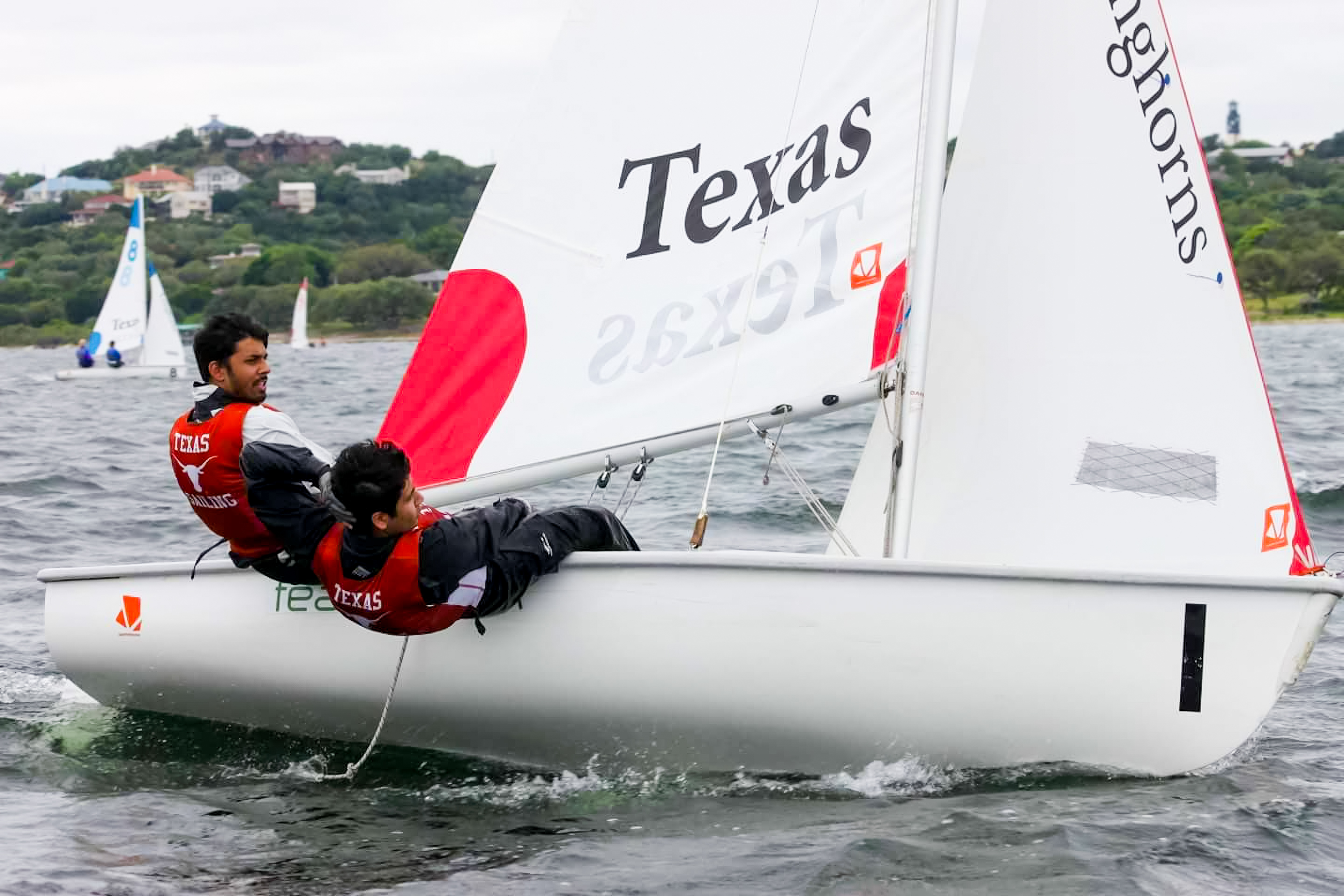 Competing with the University of Texas Sailing Team